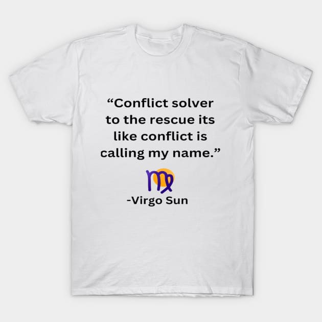 Virgo Sun T-Shirt by VedicVision